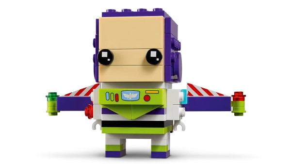 Celebrate an out-of-this-world character with this LEGO ® BrickHeadz™ style buildable figure of Disney and Pixar’s Buzz Lightyear (40552). It’s a super gift idea for kids and fans aged 10 and up, who will love authentic details such as the extended wings and printed tile command board. With a baseplate for display, this colorful little construction toy will make an eye-catching addition to any Disney and Pixar’s Toy Story fan’s collection. Iconic Disney and Pixar Toy Story characters – A buildable LEGO® BrickHeadz™ figure of Disney and Pixar’s Buzz Lightyear (40552) with a printed tile command board and extended wings Colorful display piece – This 114-piece LEGO® ǀ Disney and Pixar building toy for kids aged 10 and up comes with step-by-step building instructions and includes a baseplate for display Gift idea – This buildable LEGO® figure measures over 3 in. (8 cm) high, 3.5 in. (9 cm) wide and 1.5 in. (4 cm) deep. Give it to a Toy Story or LEGO fan as a surprise treat or fun birthday gift