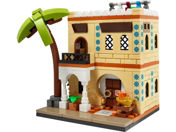 Welcome home! Here’s the second addition to the LEGO® Houses of the World collection – a beautiful North African house (40590). Build the architectural details and admire the traditional, colorful, North African interior decor. The modular design makes it easy to combine this house with others from the collection (40583, 40594 and 40599) – each available separately. Celebrate world architecture – Build the second home (40590) in a collection of LEGO® houses from around the globe with this North African-themed building kit A gift for travel and architecture fans – This set can be given as a gift for anyone interested in different cultures Dimensions – This model measures over 4 in. (11 cm) high, 4 in. (11 cm) wide and 3 in. (9 cm) deep