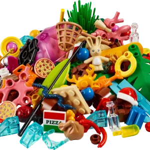 Add some seasonal fun to LEGO® builds with this bag of 120 summer-inspired elements. With assorted colors and shapes, it’s a great way for kids to customize their builds.