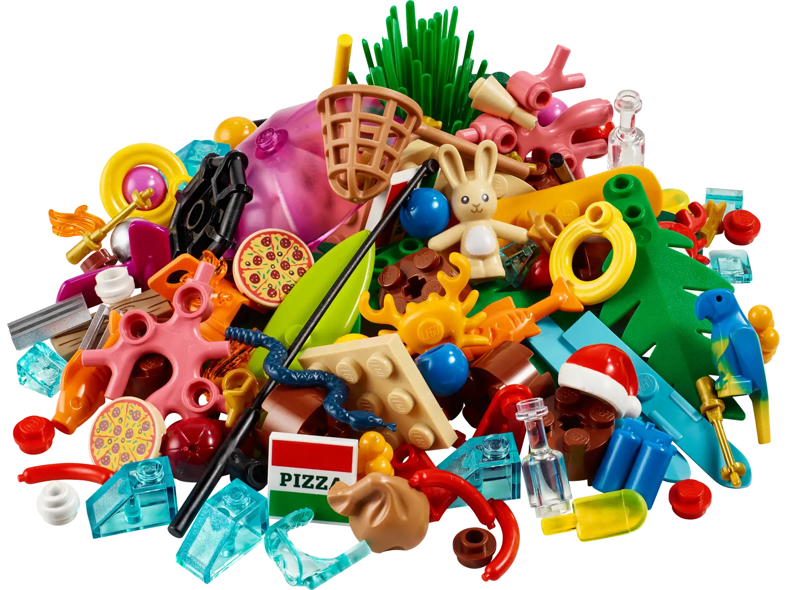 Add some seasonal fun to LEGO® builds with this bag of 120 summer-inspired elements. With assorted colors and shapes, it’s a great way for kids to customize their builds.