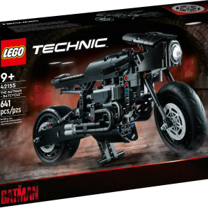 Give Batman™ fans aged 9 and up an awesome challenge as they build Batman’s iconic motorcycle in LEGO® Technic™ form. Inspired by the 2022 THE BATMAN movie, this LEGO Technic THE BATMAN - BATCYCLE™ (42155) toy is packed with hot features. Kids will love assembling all the parts of this authentic scale model before recreating favorite scenes from the movie. Features include steering, suspension and a chain drive that connects the articulating H4 engine to the back wheel. There’s also a kickstandso kids can display their collectible model. A building guide for superheroes Get ready for an easy and intuitive building adventure with the LEGO Builder app. Here you can zoom in and rotate models in 3D, save sets and track your progress. A great introduction to engineering LEGO Technic buildable models feature realistic movement and mechanisms that introduce LEGO builders to the universe of engineering in an approachable and realistic way. Build the BATCYCLE™ – Recreate all the details of an iconic super hero vehicle with this LEGO® Technic™ THE BATMAN - BATCYCLE 42155 motorcycle toy set for ages 9 and up As seen in THE BATMAN – This buildable model is a LEGO® Technic™ scale-model replica of the BATCYCLE™ as seen in the 2022 movie A build to explore – Check out the features including steering, suspension and a chain drive that connects the articulating H4 engine to the back wheel Made for play and display – Super hero fans can show off their passion for Batman™. The model includes a supporting kickstand so it can stand on a shelf or desk A Batman™ gift for kids aged 9+ – This motorcycle toy set is a gift idea for kids who love Batman Measurements – This LEGO® Technic™ Batman™ bike toy measures over 6.5 in. (16 cm) high, 13 in. (33 cm) long and 4.5 in. (11 cm) wide Intuitive instructions – The LEGO® Builder app guides you and your child on an intuitive building adventure with tools that let you zoom in and rotate models in 3D, save sets and track progress An introduction to engineering – LEGO® Technic™ buildable model sets feature realistic movement and mechanisms that introduce young LEGO builders to the universe of engineering High quality – LEGO® Technic™ components meet rigorous industry standards to ensure they are consistent, compatible and connect reliably every time Safety first – LEGO® Technic™ components are dropped, heated, crushed, twisted and analyzed to make sure they meet strict global safety standards