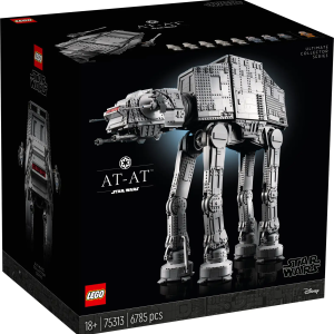 This is the AT-AT (75313) that every LEGO® Star Wars™ fan has been waiting for. This epic Ultimate Collector Series build-and-display model features posable legs and head, cannons with a realistic recoil action, rotating cannons, bomb-drop hatch and a hook to attach to Luke Skywalker’s line, just like in the Battle of Hoth. Room for an Imperial army The AT-AT measures over 24.5 in. (62 cm) high and is easily opened to view the detailed interior. The main body has space for 40 LEGO minifigures (General Veers and Luke Skywalker are among 9 in this set), 4 speeder bikes (2 included) and the included E-Web heavy repeating blaster. The head/cockpit seats 2 LEGO minifigures and has space for 1 more. An information plaque completes a magnificent display piece. Super gift This collectible LEGO Star Wars set for adults makes a special gift for yourself, Star Wars fans and any advanced LEGO builder. It comes with clear instructions so you can enjoy every step of the immersive and challenging build. Build and display the first-ever LEGO® Star Wars™ Ultimate Collector Series version of an AT-AT (75313) from the Battle of Hoth in Star Wars: The Empire Strikes Back. Includes 9 LEGO® Star Wars™ minifigures – General Veers, Luke Skywalker, Snowtrooper Commander, 4 Snowtroopers and 2 AT-AT Drivers – plus an information plaque to complete a stunning centerpiece. This epic, buildable model features posable legs and head, opening hatches, cannons with a realistic recoil action, rotating cannons, bomb-drop hatch, and a hook to attach to Luke Skywalker’s line. The AT-AT has panels that lift-off to reveal the interior. The main body has space for up to 40 LEGO® minifigures, 4 speeder bikes (2 included) and the included E-Web heavy repeating blaster. This 6,785-piece set offers a complex and rewarding build and makes the best birthday present or holiday gift for yourself, any Star Wars™ connoisseur and advanced LEGO® builder. Measuring over 24.5 in. (62 cm) high, 27 in. (69 cm) long and 9.5 in. (24 cm) wide, this brick-built LEGO® Star Wars™ UCS model makes an awesome display piece in any room. Are you a Star Wars™ fan who is new to LEGO® sets? Don’t worry. It comes with clear instructions so you can take your time and tackle this complex build step by step. Collectible LEGO® Star Wars™ sets for adults are designed for discerning hobbyists who enjoy fun DIY projects to relax in a mindful and creative way. LEGO® components meet stringent industry standards to ensure compatibility and a simple, strong connection for robust builds. LEGO® bricks and pieces are tested in almost every way imaginable to make sure that they satisfy rigorous global safety standards.