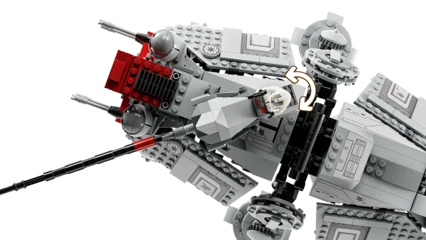 Recreate the Battle of Utapau with this fantastic LEGO® Star Wars™ AT-TE Walker (75337). A great gift idea for Star Wars: Revenge of the Sith fans aged 9 and up, this building toy features posable legs, a 360-degree-rotating elevating heavy blaster cannon with 2 stud shooters, a detachable minifigure cockpit and 2 detailed cabins with space for up to 7 LEGO minifigures in total. Each of the cabins opens for easy play and an extendable handle makes it simple to lift and move the AT-TE. Battle action The set includes 5 LEGO minifigures – Commander Cody, a 212th Clone Gunner and 3 212th Clone Troopers – to pit against 3 Battle Droid LEGO figures and a buildable Dwarf Spider Droid, plus assorted cool weapons. Find building instructions in the box and on the LEGO Building Instructions app, which has interactive viewing tools to enhance the creative experience. Popular building toys Explore the entire LEGO Star Wars range to discover other construction sets to delight people of all ages. AT-TE Walker building toy (75337) – Kids can recreate the Battle of Utapau with this detailed LEGO® Star Wars™ version of an AT-TE Walker from Star Wars: Revenge of the Sith 5 LEGO® minifigures and 3 LEGO droid figures – Commander Cody, a 212th Clone Gunner, 3 212th Clone Troopers and 3 Battle Droids, all with weapons, plus a buildable Dwarf Spider Droid Designed for play – The AT-TE has posable legs and an extendable handle to lift and move it, and the detachable cockpit and the 2 detailed cabins for Clone Troopers are easy to access Playful features – A 360-degree-rotating elevating heavy blaster cannon with 2 stud shooters and a seat for the 212th Clone Gunner, 6 blaster cannons, 2 thermal detonator elements and more Gift idea for ages 9 and up – Give this 1,082-piece buildable toy playset as a birthday or holiday gift to kids who love Star Wars: Revenge of the Sith and any LEGO® Star Wars™ collector Build together – Kids and their friends, siblings or parents can share the fun of building the AT-TE Walker, which measures over 7.5 in. (19 cm) high, 17 in. (44 cm) long and 9.5 in. (24 cm) wide App-assisted building – Find step-by-step illustrated instructions in the box and check out the LEGO® Building Instructions app for digital instructions and interactive viewing tools Fun for all ages – LEGO® Star Wars™ building sets allow kids and adult fans to recreate their favorite scenes, make up original stories or simply display the buildable models Quality assurance – LEGO® bricks and pieces meet stringent quality standards, ensuring that they are compatible and connect securely for robust builds Safety first – LEGO® components are thoroughly tested to make sure that they satisfy rigorous global safety standards