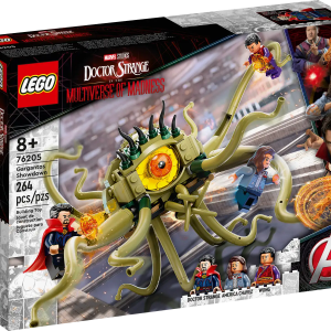 Grab LEGO® Marvel Gargantos Showdown (76205) before the green fiend inside gets its tentacles on you! Monster fun from Marvel Studios’ Doctor Strange in the Multiverse of Madness for kids aged 8 and up. Doctor Strange vs. the tentacled monster Anything can happen when a cast of Marvel Super Heroes encounter a massive, angry, one-eyed creature with long, green tentacles. This versatile set features 3 popular LEGO Marvel minifigures: Doctor Strange with a removable cape, Wong and America Chavez. The one-eyed, green monster has long, jointed limbs that allow kids to position and pose the creature for maximum effect. When the monster battle action is over for the day, the tentacled terror looks terrific displayed in kids’ rooms. The free LEGO Building Instructions app contains an additional digital guide which kids can use to zoom, rotate and visualize their model. There’s also a guided real-life building process that allows young builders to construct with confidence. Stand-out set – LEGO® Marvel Gargantos Showdown (76205) is a mega-monster, play-and-display set designed to take Marvel movie fans into a world of imaginative action and adventure Popular characters – Includes 3 minifigures: Doctor Strange with a removable cape, Wong and America Chavez; and a buildable monster with jointed tentacles Monster fun – The large, one-eyed creature has long, jointed tentacles which kids can position and pose as they play out endless imaginative adventures Gift for kids – Young Super Heroes and fans of cool monsters aged 8 and up are sure to love this amazing playset for their birthday, holiday or as a special treat Many ways to play – The set measures over 4.5 in. (12 cm) high, 12 in. (31 cm) wide and 10 in. (26 cm) deep, and combines with other LEGO® Marvel building toys for even more fun Additional in-app features – With the LEGO® Building Instructions app, kids can zoom, rotate and visualize a digital version of their model as they build Iconic sets – All LEGO® Marvel building toys provide young Super Heroes with premium-quality playsets designed to deliver endless imaginative play possibilities Quality guaranteed – LEGO® components fulfil stringent industry quality standards to ensure they are consistent, compatible and connect and pull apart perfectly every time Safety assured – LEGO® components are dropped, heated, crushed, twisted and analyzed to make sure they satisfy rigorous global safety standards