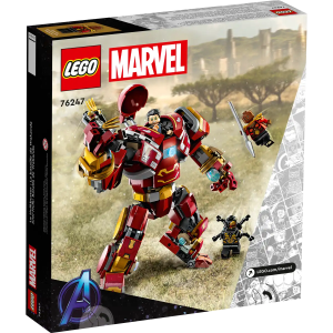 Put action from Marvel Studios’ Avengers: Infinity War into kids’ hands with the highly posable LEGO® Marvel The Hulkbuster: The Battle of Wakanda (76247). This mega, movable mech and 4 minifigures make an ideal gift for young Marvel fans aged 8 and up. Jointed Hulkbuster for authentic Marvel action Based on a scene from Marvel Studios’ Avengers: Infinity War, this versatile playset features a buildable Hulkbuster mega suit, which has multiple articulation so kids can move, position and pose the mech with ease. Locked knee joints provide excellent stability, and an opening cockpit reveals space for the minifigure pilot. There are 4 minifigures included in the set: Bruce Banner, Okoye and 2 outriders. Bruce Banner’s head rotates to show him ‘turning green’. Okoye carries a spear. For added digital fun, the LEGO Builder app features intuitive zoom and rotate tools that let kids visualize their model as they build. Marvel’s mega mech – Put action from Marvel Studios’ Avengers: Infinity War into the hands of your young Super Hero with the posable LEGO® Marvel The Hulkbuster: The Battle of Wakanda (76247) playset Iconic action heroes – Includes a buildable Hulkbuster and 4 minifigures: Bruce Banner, whose head turns to reveal a ‘going green’ face, Okoye, who carries a spear, and 2 outriders Multi-jointed movement – Kids can move, position and pose the mech as they play. Locked knee joints provide stability, and an opening cockpit reveals space for the minifigure pilot Gift for kids – Give this hands-on, buildable Hulkbuster playset as a birthday, holiday or any-day treat to a fan of Super Hero action and Marvel movies aged 8 and up Pick-up-and-play – This portable mech figure stands over 5 in. (15 cm) tall, so kids can take it wherever they go Interactive digital building – The LEGO® Builder app features intuitive zoom and rotate tools that let kids visualize their model as they build Expand the fun – The huge range of LEGO® Marvel collect-and-combine building toys inspire young imaginations with innovative features and endless build-and-play possibilities Quality guaranteed – LEGO® components fulfill stringent industry quality standards to ensure they are consistent, compatible and connect smoothly every time Safety assured – LEGO® components are dropped, heated, crushed, twisted and analyzed to make sure they satisfy rigorous global safety standards