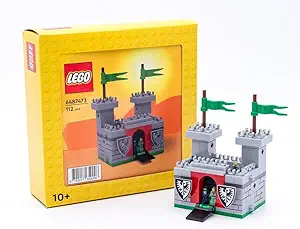 The LEGO® Buildable Grey Castle (6487474) is an impressive and detailed set that allows you to construct a majestic medieval castle. This set features a classic grey color scheme and includes various elements such as towers, battlements, and intricate architectural details that capture the essence of a grand fortress. With pieces designed to create a detailed and sturdy castle structure, this set offers an engaging building experience. It may also include miniature figures, weapons, and accessories to enhance your medieval scene. Ideal for history enthusiasts and LEGO fans, this buildable castle provides a rewarding challenge and a striking display piece once completed.