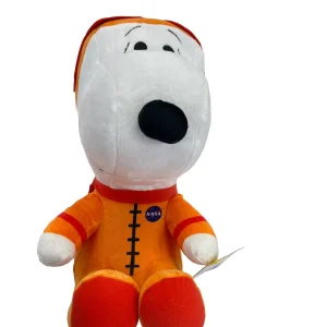 The Jinx Astronaut Snoopy Parade Plush is an adorable and nostalgic collectible that pays tribute to the beloved Peanuts character, Snoopy. Dressed in an astronaut suit, this plush captures Snoopy's adventurous spirit, ready to explore the cosmos. The detailed design includes a space helmet and suit with authentic-looking features, making it perfect for fans of both Snoopy and space exploration. Soft and huggable, this plush is ideal for display, cuddling, or gifting to Peanuts enthusiasts of all ages. Whether celebrating Snoopy's iconic role as a space adventurer or adding a whimsical touch to your collection, this plush brings a sense of fun and wonder.