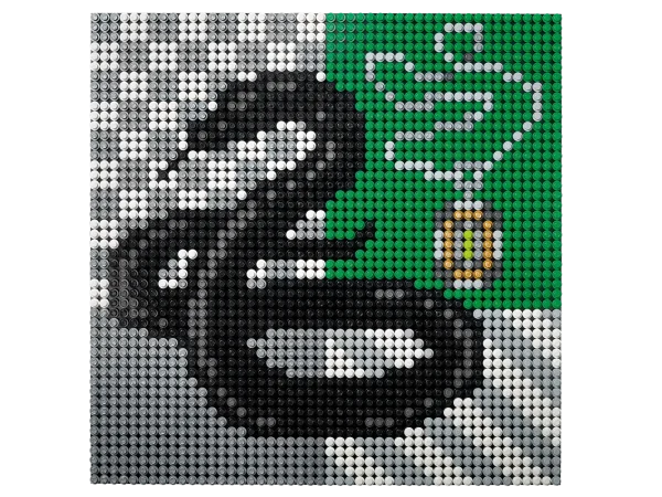 Harry Potter™ fans seeking a project to reflect their passion can build 1 of 4 crests with this LEGO® Art Harry Potter Hogwarts™ Crests (31201) wall art set and enjoy a relaxing escape into an iconic world. Stress reliever Build a tile mosaic picture of the Hogwarts crest of your choice – Gryffindor™, Slytherin™, Hufflepuff™ or Ravenclaw™ – with this 4,249-piece wall art set. As you build, listen to the included Soundtrack and learn more about the houses and the world of Harry Potter. Readyfor a change? Rebuild it into a new crest or collect all 4 sets to create the ultimate Hogwarts crest. Creative hobbies for adults You don’t have to be an artist or LEGO collector to appreciate the beauty and creativity of this set. Once it’s complete, you can display it with pride in your home or office. This LEGO Art set is part of a collection of building kits focused on art, music, design and architecture, which make great gifts for any adult (including yourself) seeking a new hobby or project. Reflect your love of all things Hogwarts™ with this stunning LEGO® Art Harry Potter™ Hogwarts Crests (31201) set, which lets you build and display 1 of 4 detailed house crests. Escape the daily grind with this LEGO® set, featuring 4,249 pieces, including 9 canvas wall decor plates, exclusive Harry Potter™ logo tile, brick-built frame, unique hanging element and tile tool. This set immerses you in your passion for both arts and crafts and the Harry Potter™ series while you relax and recharge. With the included Soundtrack, you learn more about the houses as you build. Celebrate your love of magic and adventure by building and displaying this unique mosaic wall art. To extend the stress relief, combine 4 of the sets to create the ultimate Hogwarts™ crest. This piece measures over 15.5 in. (40 cm) square, has 4 building options and makes a relaxing activity for you or any other Harry Potter™ enthusiasts in your life who also love DIY art projects. The coffee-table-qualityinstructions guide you through the project and offer a stress-relieving road map through the art, along with some creative LEGO® relaxation. Perfect for adults to display on a wall or shelf, LEGO® Art kits offer you a rewarding building experience while you explore your passion for creative arts and crafts. LEGO® components meet stringent industry standards to ensure they are consistent, compatible and connect and pull apart reliably every time – it's been that way since 1958. LEGO® components are dropped, squashed, twisted, heated, bent, scratched and stretched to make sure this Hogwarts™ Crests wall decor piece meets stringent global safety standards.