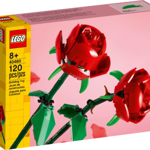 Mark a special occasion with these LEGO® Roses (40460). They’re the perfect gift for Valentine’s Day, Mother’s Day or just to let someone know how much they’re cherished – and they’ll bring a beautiful burst of color when displayed in a vase. This easy-to-assemble set comes with 2 red blooms, green leaves and length-adjustable stems. Combine with LEGO Tulips (40461) to add extra color to this brick-built bouquet. The set is also compatible with the LEGO Flower Bouquet (10280). Show someone how special they are with this LEGO® Roses (40460) building kit. It makes the perfect Valentine’s, Mother’s Day or just-because gift. Includes 2 buildable red roses with adjustable stems. Each rose stem measures over 10 in. (26 cm) long – perfect for displaying in a vase.