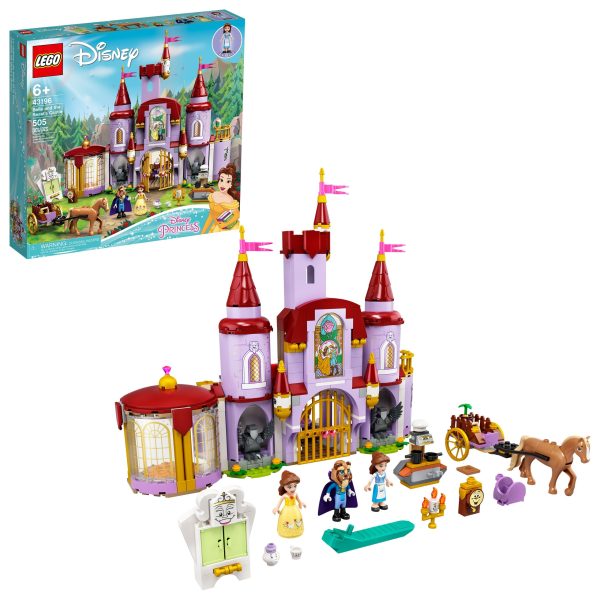 Magic and mystery await Disney’s Beauty and the Beast fans with this detailed LEGO® ǀ Disney Belle and the Beast’s Castle (43196) set. In addition to the castle, this set comes with printed picture instructions and digital Instructions PLUS. Using the LEGO Building Instructions app lets even younger builders feel like real master builders… awesome! Wonderful characters start the play This detailed set comes with Disney’s Beast (remove the Beast head to transform him into the Prince) and 2 Belle mini-doll figures, plus Philippe the horse, who Belle can ride, and 6 other well-known Beauty and the Beast LEGO figures. The set features several fun play starters that inspire kids to dive into their own imaginative world of magic and adventure. Exciting role-play fun Kids can play out their Disney Princess fantasies with this buildable toy set. The castle can be used on its own or with other LEGO sets for more fun story options. It makes a perfect on-trend gift or unique present for a young fan. Inspire magical, creative play with this amazing LEGO® ǀ Disney Belle and the Beast’s Castle (43196) set, a great treat for kids and fans of Disney’s Beauty and the Beast. Create a 2-story castle with a spinning dance floor, rotating closet, 3 mini-doll figures (including 2 versions of Belle and a Beast head for the Prince), Philippe the horse and 6 other LEGO® figures. This cool LEGO® ǀ Disney set is loaded with accessories, including a ripped portrait of the Prince and an enchanted rose. Perfect for playing out favorite movie scenes or open-ended role-play fun. Any fan of Disney’s Beauty and the Beast will love this set. The castle is full of known and unexpected details, making an exciting and unique construction toy gift for boys and girls aged 6 and up. With the castle measuring over 10.5 in. (27 cm) high and 12.5 in. (32 cm) wide, this set is both gorgeous to look at and perfect for encouraging lots of creative role-play fun. Printed building instructions are great but digital Instructions PLUS are awesome! Using the LEGO® Building Instructions app, even younger builders can zoom in on and visualize models as they build. Give youngsters great characters and scenes to play out with LEGO® ǀ Disney sets. This fun building toy offers story starters that help build children’s creativity and imagination skills. LEGO® components meet rigorous industry standards to ensure they are consistent, compatible and connect and pull apart reliably every time – it’s been that way since 1958. LEGO® components are dropped, heated, crushed, twisted and analyzed to make sure they meet strict global safety standards.