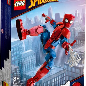 Put Spider-Man action into the hands of fans aged 8 and up with the LEGO® Marvel Spider-Man Figure (76226). Standing over 9.5 in. (24 cm) tall, this buildable take-anywhere toy brings Marvel-movie authenticity to kids’ Super Hero adventures. A Spidey of their own! Based on Spider-Man from the Marvel Universe, this fully jointed figure is just like the real thing. Using the web accessories included, kids can move and position their Spider-Man as they battle their way through endless exciting missions. When the day’s web-slinging action is over, the flexible figure looks great on display. The free LEGO Building Instructions app lets kids view, zoom and rotate the model as they build, giving them an amazing sense of immersion and interaction during the construction process. A hands-on Spider-Man – Put the web-slinging Super Hero into the hands of Spider-Man fans aged 8 and up with this LEGO® Marvel Spider-Man Figure (76226) set Iconic Marvel hero – Kids assemble the 258-piece figure into a realistic recreation of Spider-Man from the Marvel Universe Fully jointed – All parts of the buildable Spider-Man are articulated, so kids can move, position and pose the figure just like the real thing Gift for kids – Give this hands-on play figure to a young Super Hero aged 8 and up as a birthday, holiday or just-because treat Portable play – This go-anywhere figure stands 9.5 in. (24 cm) tall, just the right size to provide instant action wherever kids take it Immersive building experience – The LEGO® Building Instructions app lets users view, zoom and rotate the model as they build Expand the Super Hero fun – There are more LEGO® Marvel figures in the series to collect, including Miles Morales (76225) and Venom (76230) figures Quality guaranteed – LEGO® components fulfill stringent industry quality standards to ensure they are consistent, compatible and connect and pull apart easily every time Safety assured – LEGO® components are dropped, heated, crushed, twisted and analyzed to make sure they satisfy rigorous global safety standards