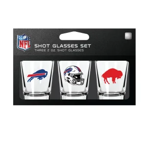 That is a fantastic gift for any sports enthusiast! With three shot glasses featuring different team logos, it offers variety and allows fans to showcase their team spirit during game nights or gatherings with friends. And the fact that they're dishwasher safe makes cleanup a breeze. Plus, being officially licensed adds that extra touch of authenticity. It's definitely a winning choice for any loyal sports fan!