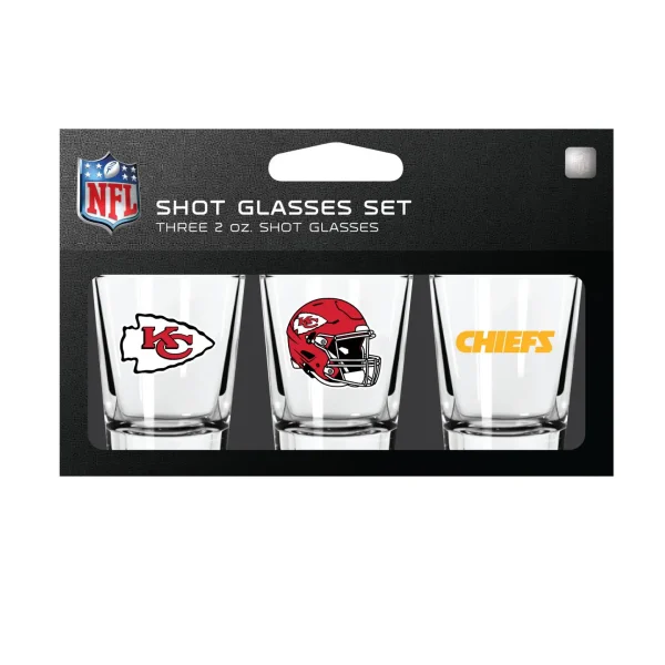 That is a fantastic gift for any sports enthusiast! With three shot glasses featuring different team logos, it offers variety and allows fans to showcase their team spirit during game nights or gatherings with friends. And the fact that they're dishwasher safe makes cleanup a breeze. Plus, being officially licensed adds that extra touch of authenticity. It's definitely a winning choice for any loyal sports fan!