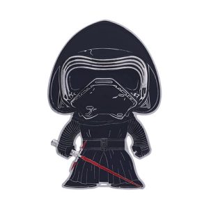 Star Wars Kylo Ren Large Enamel Funko Pop! Pin #31: Expand your Pop! style with Pop! Pins! This large Pop! Pin measures approximately 4-inches tall, just like the Pop! Vinyl Figure it's based on. Not only does the pin have the standard pin backings so you can attach it to bags or a cork board; it also has a "Funko Crown" pin stand allowing it to stand up for a dynamic display! True to it's namesake, the head is raised making it pop from the body. This Star Wars Kylo Ren Large Enamel Pop! Pin #31 comes packaged in a window display box. Surprise! Surprise! This very special item might have limited variants randomly inserted throughout the production run. If extra lucky, you could potentially receive one of these highly sought-after ultra-rare collectibles when you order this item! Please note that we cannot accept requests for specific variants upon ordering, nor can we accept returns of opened items. And the item you receive may be slightly different from the standard edition pictured. Some attached images may include a picture of the prized variant. In case you didn't know: What is a "chase variant" and why is it so special? Well, variants are slightly different productions made in limited number and inserted into the standard production run. Kind of like a golden ticket, you just never know when you might receive one! These variants are often called chase items because they're the versions that the most enthusiastic collectors