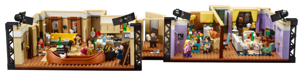 If you’re a fan of Friends, you’ll be right at home with this latest LEGO® homage to your favorite TV series. So many classic storylines have taken place within these walls. Now you can relive your favorites with this LEGO The Friends Apartments (10292) building kit. Enjoy the build, faithfully recreating the apartments. Then explore all the details, with references to best-loved episodes like Monica’s Thanksgiving turkey, Chandler and Joey’s reclining chairs, the chick and the duck, Phoebe’s dollhouse and many more. 7 minifigures You’ll find all the gang, plus Janice, included, each wearing authentic costumes like Rachel in her classic tartan skirt outfit and Joey wearing all Chandler’s clothes. With so many details, this LEGO Friends set looks fantastic on display. A project that’s full of surprises This Friends TV show LEGO set is from a collection of building kits for adults who appreciate great design. It also makes a top gift for those who love collectible Friends memorabilia. Build and display a faithful LEGO® version of Joey and Chandler’s apartment and Monica and Rachel’s apartment, plus the adjoining hallway, with this Friends TV show LEGO set. Packed with authentic details and references to classic Friends episodes, this LEGO® The Friends Apartments (10292) building kit for adults will make the day, month and year of any Friends fan. With 7 minifigures and tons of delightful accessories referencing best-loved moments from the hit TV show, this set looks amazing on display. Offering an immersive build for adults, this set is the perfect way to celebrate your love of the Friends TV show. It also makes a top gift for anyone who loves Friends collectibles. Measures over 4 in. (10 cm) high, 25 in. (64 cm) wide and 12 in. (31 cm) deep. For a smaller display, the carpets lift out to create fun mini models. Can you spot all the iconic moments celebrated in this set? Like the time the cheesecake falls on the floor, when a cat attacks Ross on the balcony, or when Joey gets the turkey stuck on his head. You’ll be right at home exploring the authentic furniture and decor within this set. See Joey and Chandler’s reclining chairs, Monica’s green Ottoman, plus Gladys, Phoebe’s creepy painting. This LEGO® The Friends Apartments set is part of a range of creative buildable model sets designed for adult building fans who love stunning design, intricate details and elegant architecture. LEGO® building bricks are manufactured from high-quality materials. They’re consistent, compatible and connect and pull apart easily every time – it’s been that way since 1958. With LEGO® pieces, safety and quality comes first. That’s why they’re rigorously tested so you can be sure that the model is as robust as it is beautiful.