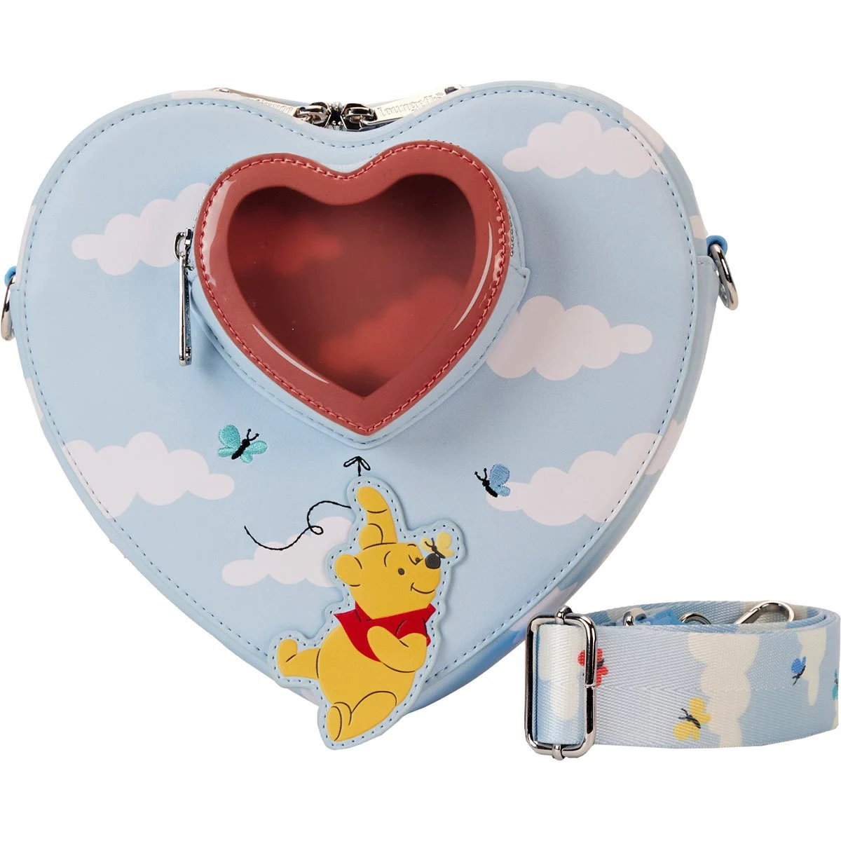 Disney Winnie-The-Pooh Loungefly Heart Crossbody Bag
