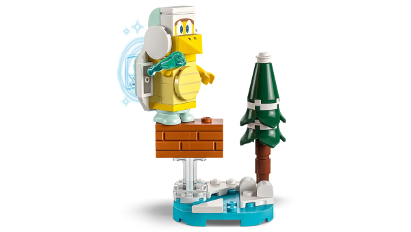 Give kids new play options with collectible toy LEGO® Super Mario™ Character Packs – Series 6 (71413) for ages 7 and up. Each pack contains a buildable character with an Action Tag, plus a small build to use as a display stand or to enhance play. There are 8 LEGO Super Mario characters to collect: Birdo, a Green Toad, an Ice Bro, a Bramball, 2 Cat Goombas in 1 pack, a Blooper (with 3 baby Bloopers), a Sumo Bro and a Spike. Each is designed to be used with a Starter Course set (71360, 71387 or 71403), which is required for interactive play. App-assisted building An awesome anytime gift or reward for kids, each pack includes a building guide. Also, find building instructions on the LEGO Super Mario app, plus digital viewing tools to make the creative experience extra fun. Limitless play LEGO Super Mario toy playsets bring Super Mario™ characters into the real world. The Starter Courses and Expansion Sets let builders expand, rebuild and create unique levels. Collectible LEGO® Super Mario™ toy characters – Expand children’s interactive play options with Character Packs – Series 6 (71413). Each pack contains a mystery buildable character with an Action Tag 8 to collect, build and play with – Birdo, a Green Toad, an Ice Bro, a Bramball, 2 Cat Goombas in 1 pack, a Blooper (with 3 baby Bloopers), a Sumo Bro and a Spike Add to a Starter Course – One of the Starter Course sets, featuring the LEGO® Mario™ (in set 71360), LEGO® Luigi™ (71387) or LEGO® Peach™ (71403) figures, is needed for interactive play Small build in each pack – Kids can use the build as a display stand or incorporate it into the levels they create. See how LEGO® Mario™, LEGO® Luigi™ or LEGO® Peach™ react to the characters Anytime gift or reward for ages 7 and up – A LEGO® Super Mario™ Character Pack makes a fun little treat, reward, birthday present or holiday gift for kids Build unique levels – Add these characters to the LEGO® Super Mario™ Starter Courses and Expansion Sets to create new challenges for solo and social play Printed and digital instructions – Find a building guide in each pack and on the companion LEGO® Super Mario™ app. For a list of compatible Android and iOS devices, visit LEGO.com/devicecheck Endless possibilities – LEGO® Super Mario™ toy playsets bring Super Mario™ characters into the brick-built world, offering unlimited creative possibilities through expansion and rebuilding Premium quality – LEGO® building bricks satisfy demanding industry quality standards, meaning that they connect simply and strongly for robust builds Safety first – LEGO® components are tested in almost every way imaginable to make sure they comply with rigorous global safety standards