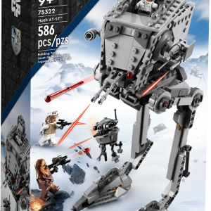 Invite young kids to learn to build and play in the thrilling LEGO® Star Wars™ universe, with this AT-ST (75332) starter set. An ideal gift for ages 4 and up, it features an easy-to-build 4+ version of the AT-ST walker from Star Wars: The Return of the Jedi, with a minifigure cockpit. There are also Wicket, Scout Trooper and AT-ST Driver LEGO minifigures with weapons, plus a speeder and Ewok lookout with a tree and catapult to role-play Battle of Endor scenes. App-assisted building Check out the free LEGO Building Instructions app for digital instructions, plus zoom and rotate viewing tools, to make the creative experience even more fun and rewarding for children. The 4+ experience LEGO Star Wars 4+ building toys give younger kids aged 4 and up the best introduction to LEGO building and the Star Wars saga. With Starter Brick bases to help them, they can construct vehicles, buildings and more – on their own or with help from an older sibling or adult – and get playing fast. Learn-to-build LEGO® Star Wars™ set – Introduce young children to Star Wars: The Return of the Jedi adventures with the LEGO 4+ version of an AT-ST (75332), featuring a Starter Brick for a quick build 3 LEGO® minifigures with weapons – Wicket the Ewok with a bow and arrow, and a Scout Trooper and AT-ST Driver, each with a blaster pistol, to role-play Battle of Endor action Posable AT-ST walker, speeder and Ewok lookout – The AT-ST has a cockpit for the AT-ST Driver, and the Ewok hideoutfeatures a tree and a catapult for Wicket to launch stone elements Gift idea for ages 4+ – Easy to build and rebuild after battles, this 87-piece LEGO® Star Wars™ starter set makes a fun birthday present, holiday gift or surprise treat for creative kids aged 4 and up Portable play – The brick-built AT-ST model measures over 4.5 in. (12 cm) high, 2.5 in. (6 cm) long and 3 in. (8 cm) wide, so it fits easily into a child’s backpack ready for play on the go Fun to build together – This setis designed to help young children learn to build independently or with the assistance of an older sibling or adult Go digital – Make building this set extra exciting for youngsters with digital instructions, available in the LEGO® Building Instructions app, featuring zoom and rotate viewing tools The 4+ experience – LEGO® Star Wars™ 4+ construction toys give kids a fun introduction to the Star Wars universe, helping them learn to build and develop their imaginations through play Quality assurance – LEGO® components comply with the highest industry standards to ensure a consistent, secure connection and robust builds Safety first – LEGO® components are tested to the max to make sure that they satisfy stringent global safety standards