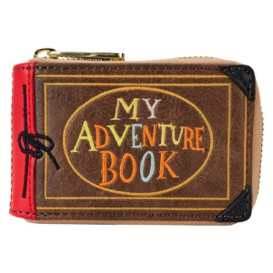 Celebrate 15 years of Disney and Pixar's Up with this Up 15th Anniversary Adventure Book Accordion Wallet! Features the front cover of the Adventure Book as seen in the film. The faux leather accordion wallet features applique, debossed, embroidered, and printed details. It measures approximately 2 3/4-inches tall x 4 1/4-inches long. For ages 15 and up. All Loungefly items are vegan friendly, unless otherwise noted.