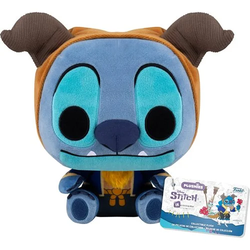 A tale as old as time gets an out-of-this-world twist! Disney’s Stitch is dressed as the Beast from Disney’s Beauty and the Beast, is ready to join your Funko Pop! Plush collection as a huggable plush! This Lilo & Stitch Costume Stitch as Beast 7-Inch Funko Pop! Plush measures approximately 7-inches tall. Unleash this adventurous spirit and transform your Disney set!