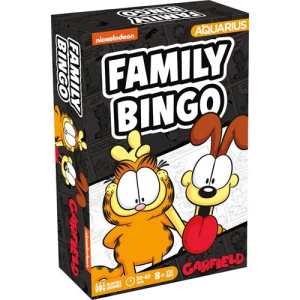 Did you know Garfield plays Bingo? Apparently, he does, and this terrific Garfield Family Bingo Game proves the point! The super-popular orange tabby cat stars in this one-of-a-kind Bingo game that includes 18 unique Bingo cards and 48 different Game Cards. Don't be lazy like Garfield. Order yours today! 2 to 18 players. Ages 8 and up.