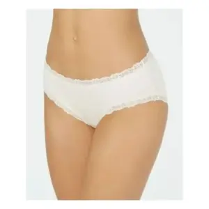 Add a playful twist to your everyday essentials with the Jenni Women's Whimsy Dot Bikini in Bright White. This bikini-style underwear combines classic comfort with a fun, whimsical design, making it a delightful addition to any lingerie collection. Features: Bright White with Whimsy Dots: A crisp bright white background is adorned with charming dots, adding a playful and fresh look to your lingerie drawer. Bikini Cut: The classic bikini cut offers moderate coverage and sits comfortably on the hips, providing a flattering and secure fit for daily wear. Soft and Breathable Fabric: Made from a premium cotton blend, this bikini ensures softness and breathability, keeping you comfortable throughout the day. Comfortable Waistband: The elastic waistband is designed to stay in place without digging into the skin, ensuring a comfortable fit that moves with you. Smooth Silhouette: Designed to minimize visible panty lines, this bikini offers a smooth and seamless look under clothing, perfect for any outfit. Material: Body: 93% Cotton, 7% Spandex Care Instructions: Machine wash cold with similar colors Use only non-chlorine bleach when needed Tumble dry low Do not iron