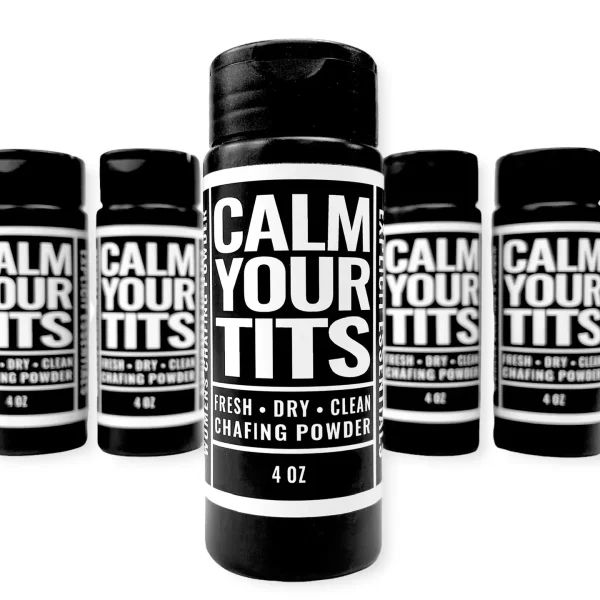 No one likes boob sweat, don't worry, we have you covered with our Calm Your Tits Boob Sweat Absorption Powder. Stay fresh, dry and clean. Talc & Aluminum free, this powder will have you feeling cool and crisp all day. No more chafing or discomfort with a cool lavender scent. 4oz Jars.