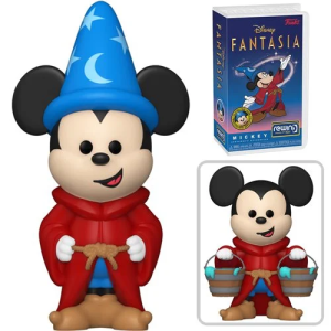 Add to your Fantasia collection with a dazzling display of sorcery! Mickey Mouse is ready to take the spotlight in your set as Sorcerer’s Apprentice Mickey! This Fantasia Sorcerer Mickey Mouse Funko Rewind Vinyl Figure comes in VHS-inspired packaging with a matching character card! The vinyl figure measures approximately 3-inches tall and the collectible case measures 5 3/4-inches tall x 3 1/2-inches wide x 1 3/4-inches deep. Surprise! Surprise! This very special item might have limited variants randomly inserted throughout the production run. If extra lucky, you could potentially receive one of these highly sought-after ultra-rare collectibles when you order this item! Please note that we cannot accept requests for specific variants upon ordering, nor can we accept returns of opened items. And the item you receive may be slightly different from the standard edition pictured. Some attached images may include a picture of the prized variant. In case you didn't know: What is a "chase variant" and why is it so special? Well, variants are slightly different productions made in limited number and inserted into the standard production run. Kind of like a golden ticket, you just never know when you might receive one! These variants are often called chase items because they're the versions that the most enthusiastic collectors are always chasing after to get. When you purchase multiple units, it can increase your chance of landing one of these popular treasures. However, chase pieces are not guaranteed.