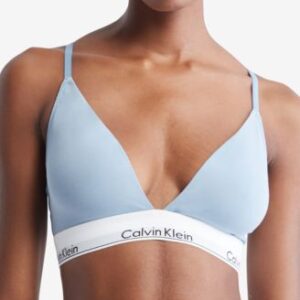 Calvin Klein Lightly Lined Bralette Iceland Blue L
