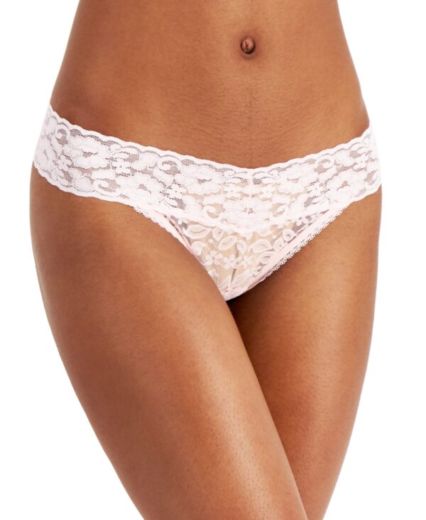 I.N.C. International Concepts Womens Lace Thong Underwear Marys Rose XL