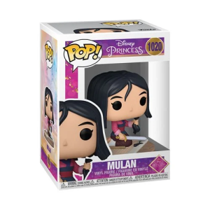 Expand your Disney Princess collection with Mulan cutting her hair! This Disney Ultimate Princess Mulan Funko Pop! Vinyl Figure #1020 measures approximately 3 1/2-inches tall and comes packaged in a window display box.