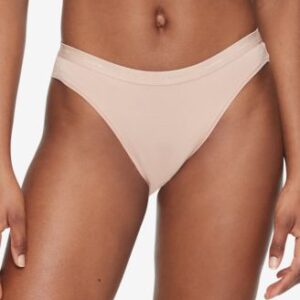 Calvin Klein Womens Form To Body Bikini Underwear Sandalwood S