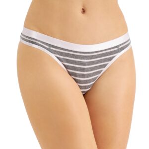Jenni Womens Solid Thong 100110137 Simple Stripe S