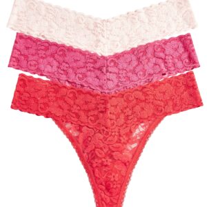 WOMEN'S 3-PK. LACE THONG UNDERWEAR, CREATED FOR MACY'S IN SKI PATROL Inc International Concepts Women's 3-Pk. Lace Thong Underwear, Created for Macy's Women Women's Clothing - Bras, Underwear & Lingerie - Underwear (Clearance)