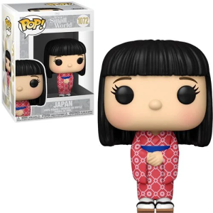 This Disney Parks It's a Small World Japan Pop! Vinyl Figure #1072 measures approximately 3 3/4-inches tall. Comes packaged in a window display box. ages 3 and up