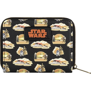 Show off your Star Wars fandom and celebrate the Star Wars: Return of the Jedi 40th Anniversary with this stylized wallet! Featuring a zip-around closure, applique, and printed details. This Star Wars: Return of the Jedi 40th Anniversary All Over Print Wallet is just what you need to add a little flair to your daily routine! Ages 8 and up.