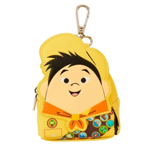 Celebrate 15 years of Disney and Pixar's Up with this Up 15th Anniversary Russell Treat Bag! The faux leather treat bag features applique and printed details and slides perfectly into the matching Wilderness Badges Leash! Measures approximately 3 1/3-inches tall x 3 1/3-inches long x 1 1/2-inches wide. All Loungefly items are vegan friendly, unless otherwise noted.