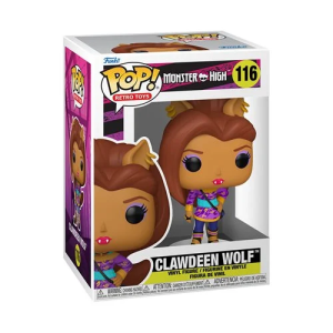 You don’t need to wait for the full moon to flaunt your style with Clawdeen Wolf. She’s looking for her 'ghoulfriends' and rumor is that they’re hanging out in your Monster High collection! This Monster High Clawdeen Wolf Funko Pop! Vinyl Figure #116 measures approximately 4 1/2-inches tall and comes packaged in a window display box.