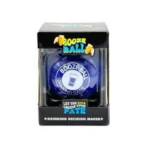 Experience a new twist on game night with the Booze Ball Drinking Game by Island Dogs. This innovative board game infuses fun and novelty into your gatherings. Ideal for adults, it's an engaging way to enjoy some downtime with friends. With over 25 years in the business, Island Dogs continues to deliver exciting products that spark joy and create unforgettable memories. Please remember to drink responsibly and enjoy the thrill of the game.