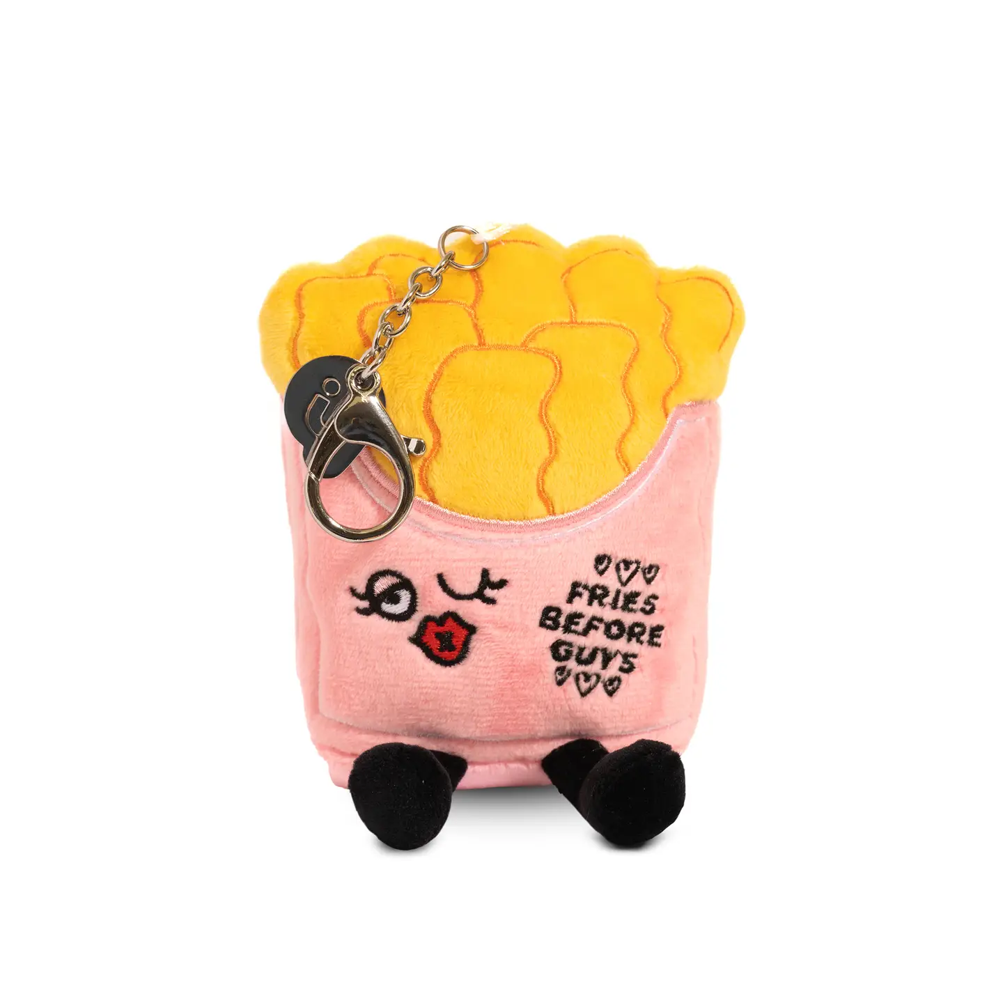 VSCO girlies, you need this bag charm! Just think of how cute she’d be with your Stanley! Her kissy face and heart details make her simply adorable. Clip her to your purse or backpack for a bite-size dose of girl power.