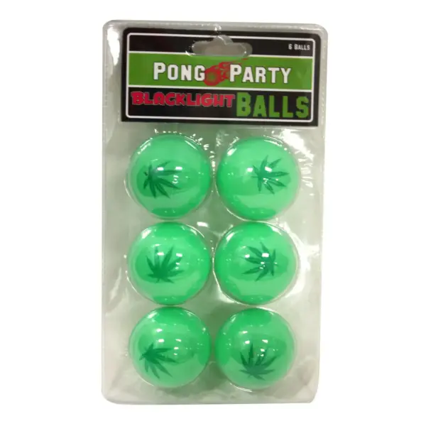 Spice up your party games with Island Dogs' Pot Leaf Pong Balls! These balls, designed with a unique pot leaf pattern, are perfect for any fun-loving crowd. Whether you're hosting a lively gathering or looking for the ideal novelty gift, these pong balls are sure to bring laughter and entertainment. Crafted with care by Island Dogs, a family business with over 25 years of experience in creating fun gifts and novelties. Get ready for a memorable party experience with these quirky pong balls!