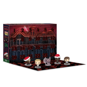 Count down to the holidays, or any special occasion, with the Stranger Things 24 Day Advent Calendar! Open the tiny doors to reveal 24 unique Funko Pocket Pops! featuring some of your favorite residents of Hawkins, Indiana! Who will be the next to turn your collection upside down? Pocket Pop! figures vary in height depending on character. The maximum figure height is 2-inches tall.