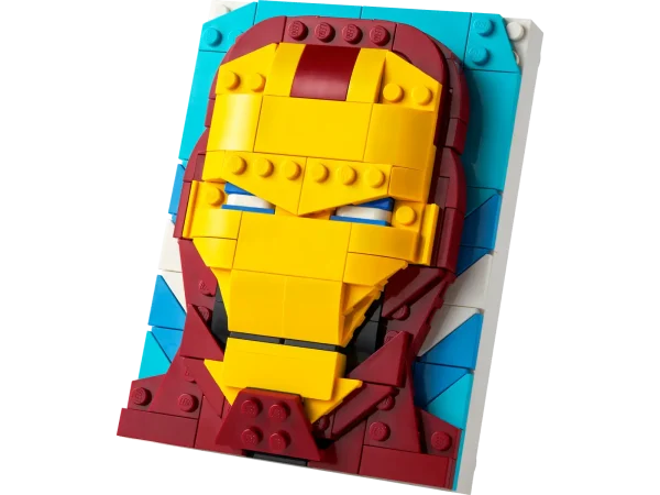 LEGO® Brick Sketches™ Iron Man (40535) lets Iron Man fans aged 8+ create their own buildable artwork of the iconic Super Hero. Display it on a surface or use the built-in hook to hang it on the wall. A 12x16 baseplate holds all the LEGO bricks firmly in place. It’s a great gift for kids’ birthdays and holidays and an impressive addition to any collection of LEGO Brick Sketches character portraits. Iron Man artwork – Young Super Heroes and LEGO® builders can construct and display this collectible Brick Sketches™ portrait of the famous armored Avenger Gift for kids aged 8 and up – This 214-piece creative construction set is part of the LEGO® Brick Sketches™ range, which features buildable 3D illustrations of iconic characters on 12x16 baseplates Put it on display – Measuring over 5 in. (13 cm) high, 3 in. (9 cm) wide and 1 in. (3 cm) deep, this LEGO® brick artwork will bring fun and color to any kid’s room