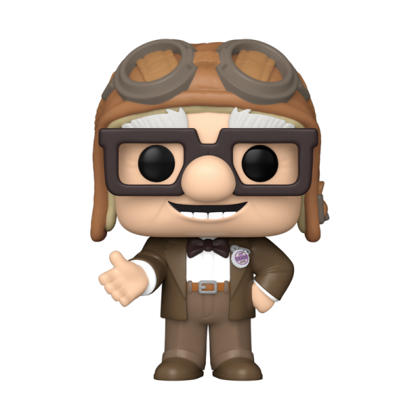 Adventure is looking up! Fulfill your Up collection with Pop! Carl in his aviator hat by welcoming this determined adventurer into your own floating house! Vinyl figure is approximately 4-inches tall.