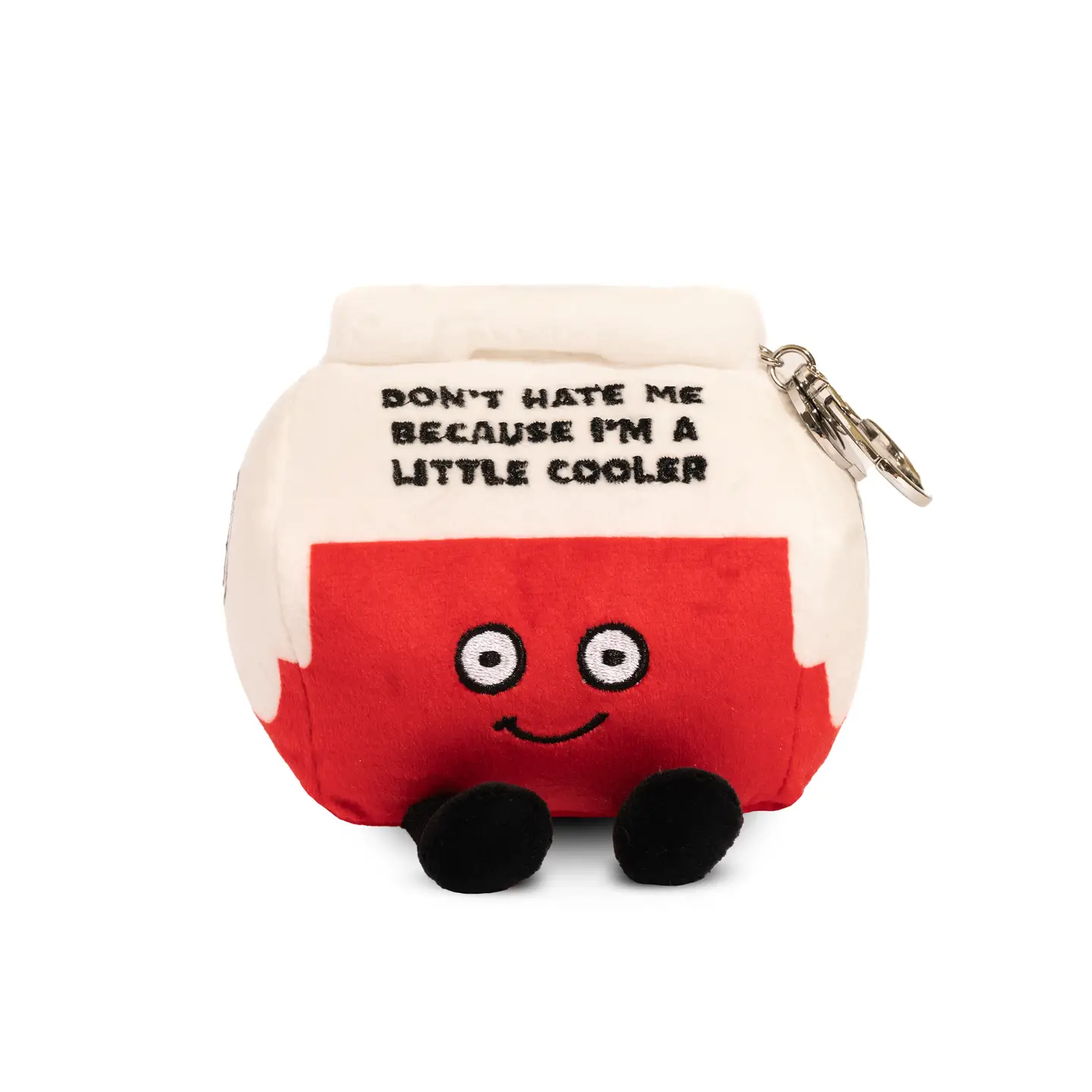 Compared to you, this bite-sized plush is a little cooler (insert dad laugh). From that sweet smile to those dangly legs, what’s not to love? This little guy comes with a claw clip so you can take him anywhere.