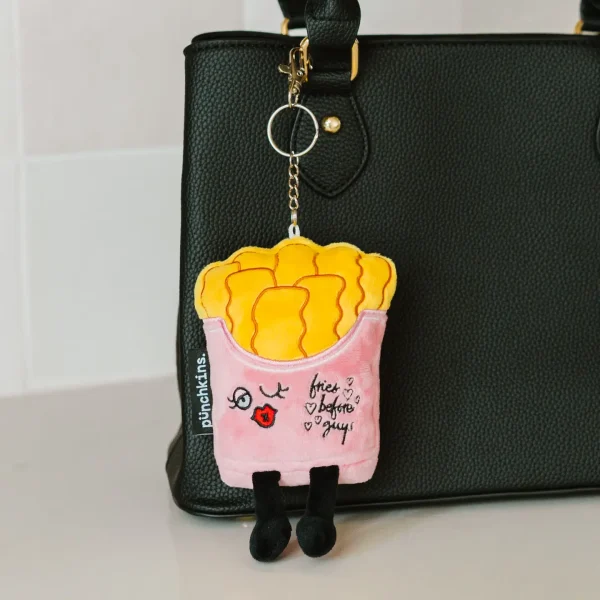 VSCO girlies, you need this bag charm! Just think of how cute she’d be with your Stanley! Her kissy face and heart details make her simply adorable. Clip her to your purse or backpack for a bite-size dose of girl power.