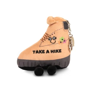 Talk to the hand? More like, take a hike! This bag charm is not afraid to give you the boot! Her sassy smile and expressive eye are just *chef’s kiss.* She’d be a fun addition to any purse, wallet, or backpack.