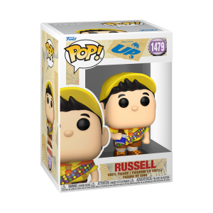 Adventure is looking up! Pop! Russell is eager to prove himself as a Wilderness Explorer. Help him fulfill his goal in your Up collection by welcoming Pop! Russell with Chocolate Bar into your own floating house! Vinyl figure is approximately 3.55-inches tall.