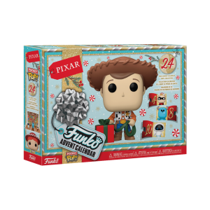 Count down to the holidays, or any special occasion, with the Pixar 24 Day Advent Calendar! Open the tiny doors to reveal 24 unique Funko Pocket Pops! featuring some of your favorite animated characters! Who will be the next to join your Pixar collection? Pocket Pop! figures vary in height depending on character. The maximum figure height is 2-inches tall.