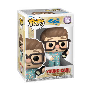 Adventure is looking up! Fulfill your Up collection with Pop! Young Carl with cast and flashlight by welcoming this determined adventurer into your own floating house! Vinyl figure is approximately 4.05-inches tall.